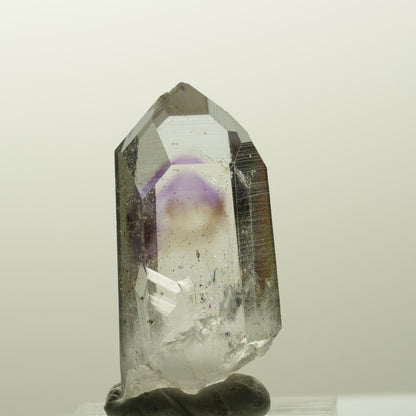 Lemurian Phantom Amethyst mit Analcim, Hämatit Streep Mine, Goboboseb, Namibia 38*17*16mm #14830
