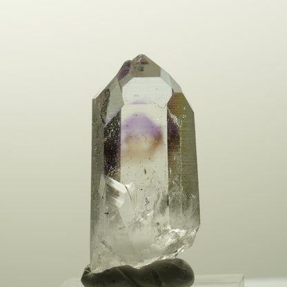 Lemurian Phantom Amethyst mit Analcim, Hämatit Streep Mine, Goboboseb, Namibia 38*17*16mm #14830