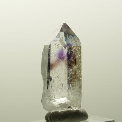 Lemurian Phantom Amethyst mit Analcim, Hämatit Streep Mine, Goboboseb, Namibia 38*17*16mm #14830