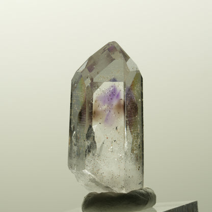 Lemurian Phantom Amethyst mit Analcim, Hämatit Streep Mine, Goboboseb, Namibia 38*17*16mm #14830