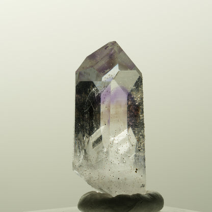 Lemurian Phantom Amethyst mit Analcim, Hämatit Streep Mine, Goboboseb, Namibia 38*17*16mm #14830
