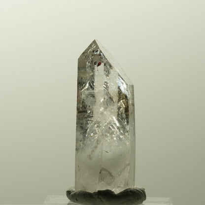 Enhydro Harlekin Lemurian Phantom Rauchquarz, Prehnit Streep Mine, Namibia 37*16*13mm #14831