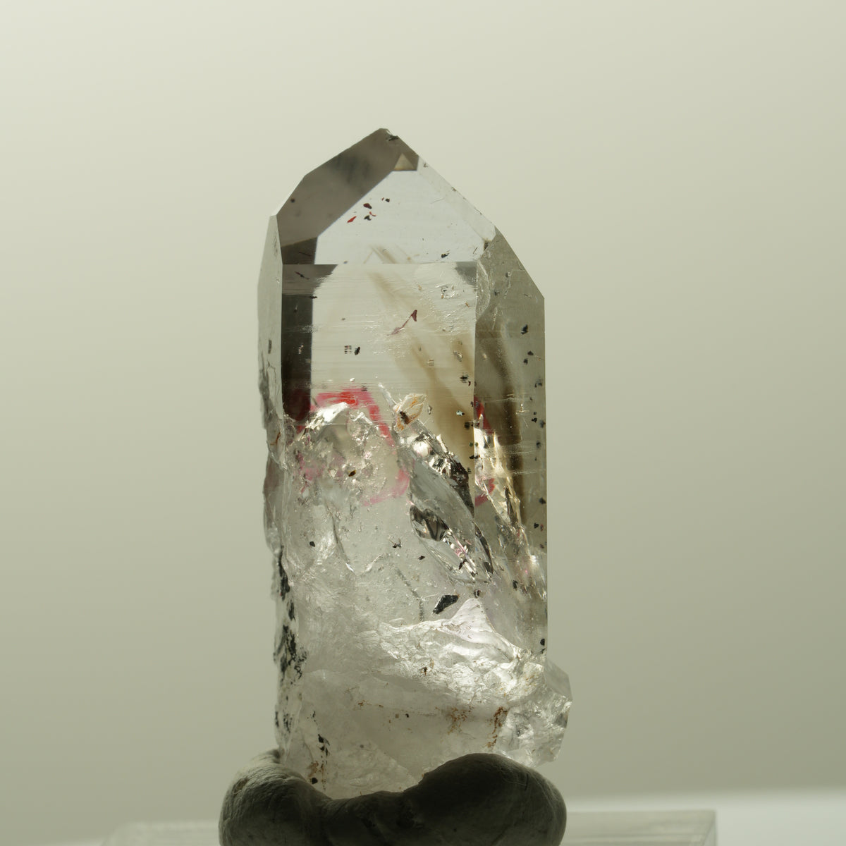 Enhydro Harlekin Skelett Phantom Amethyst , 2x Blase Streep Mine, Namibia 35*16*12mm #14832