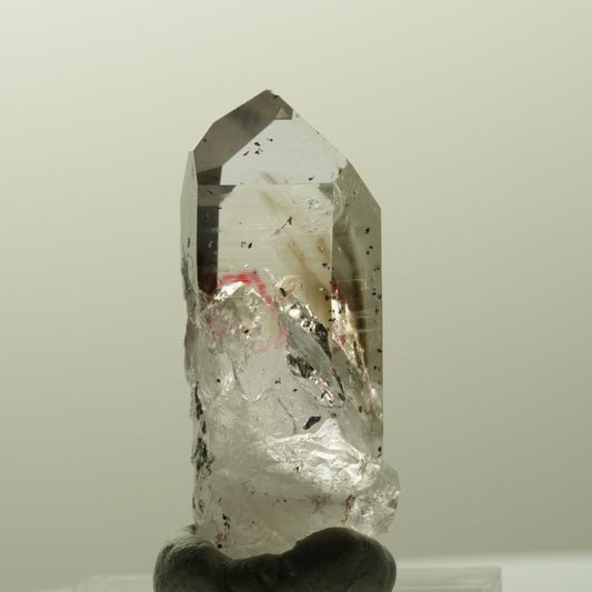 Enhydro Harlekin Skelett Phantom Amethyst , 2x Blase Streep Mine, Namibia 35*16*12mm #14832