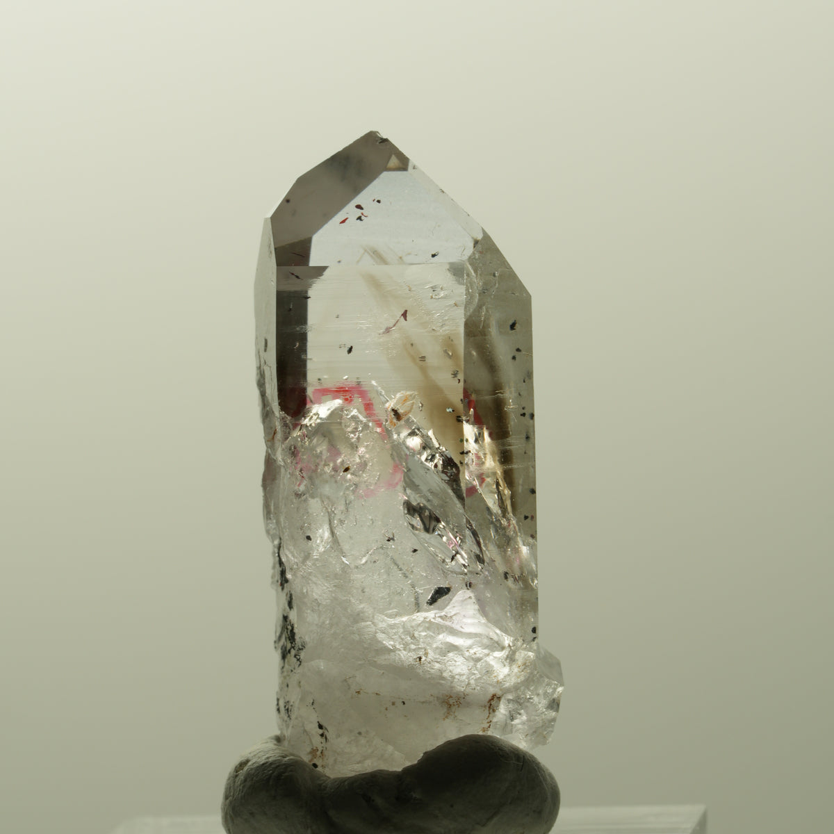 Enhydro Harlekin Skelett Phantom Amethyst , 2x Blase Streep Mine, Namibia 35*16*12mm #14832
