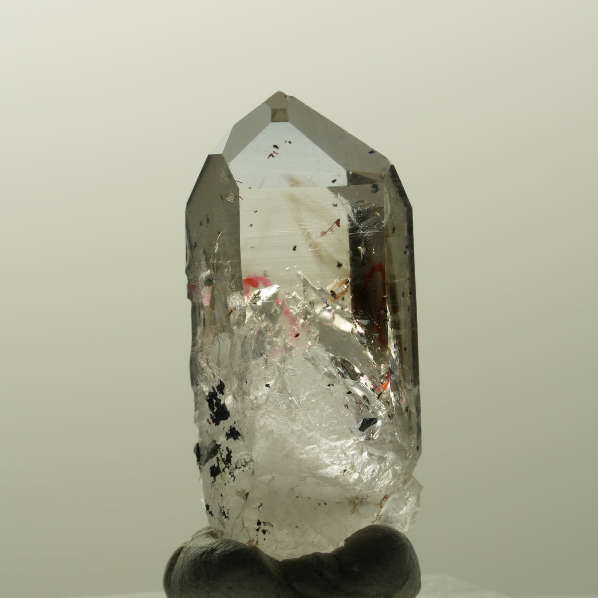 Enhydro Harlekin Skelett Phantom Amethyst , 2x Blase Streep Mine, Namibia 35*16*12mm #14832