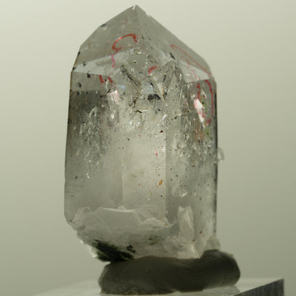 Enhydro Harlekin Phantom Amethyst mit Analcim, 1x Blase Streep Mine, Namibia 40*27*17mm #14833