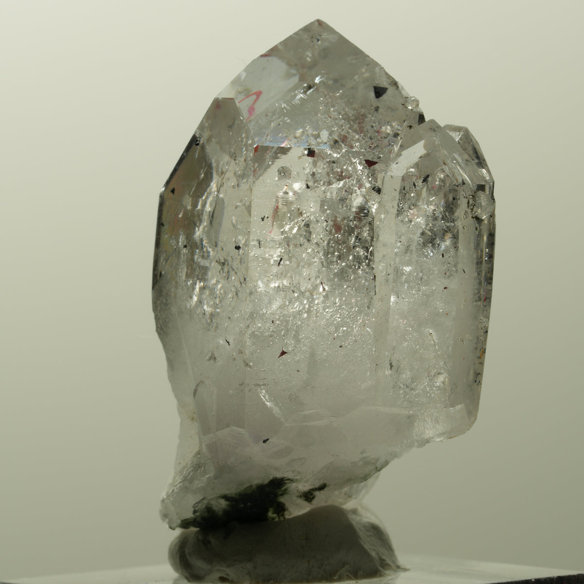 Enhydro Harlekin Phantom Amethyst mit Analcim, 1x Blase Streep Mine, Namibia 40*27*17mm #14833