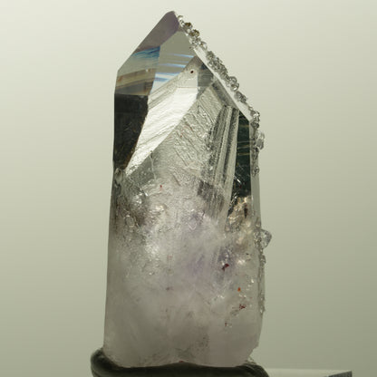 Harlekin Skelett Phantom Amethyst mit Analcim Streep Mine, Goboboseb, Namibia 45*23*16mm #14834