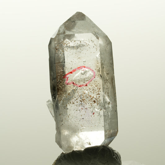 Enhydro Skelett Phantom Amethyst Doppelender, 1x Blase Goboboseb, Namibia 41*20*16mm #14837