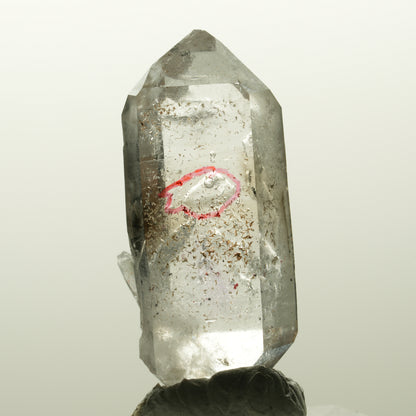 Enhydro Skelett Phantom Amethyst Doppelender, 1x Blase Goboboseb, Namibia 41*20*16mm #14837