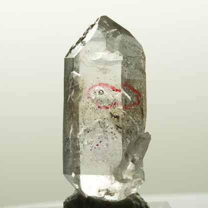 Enhydro Skelett Phantom Amethyst Doppelender, 1x Blase Goboboseb, Namibia 41*20*16mm #14837