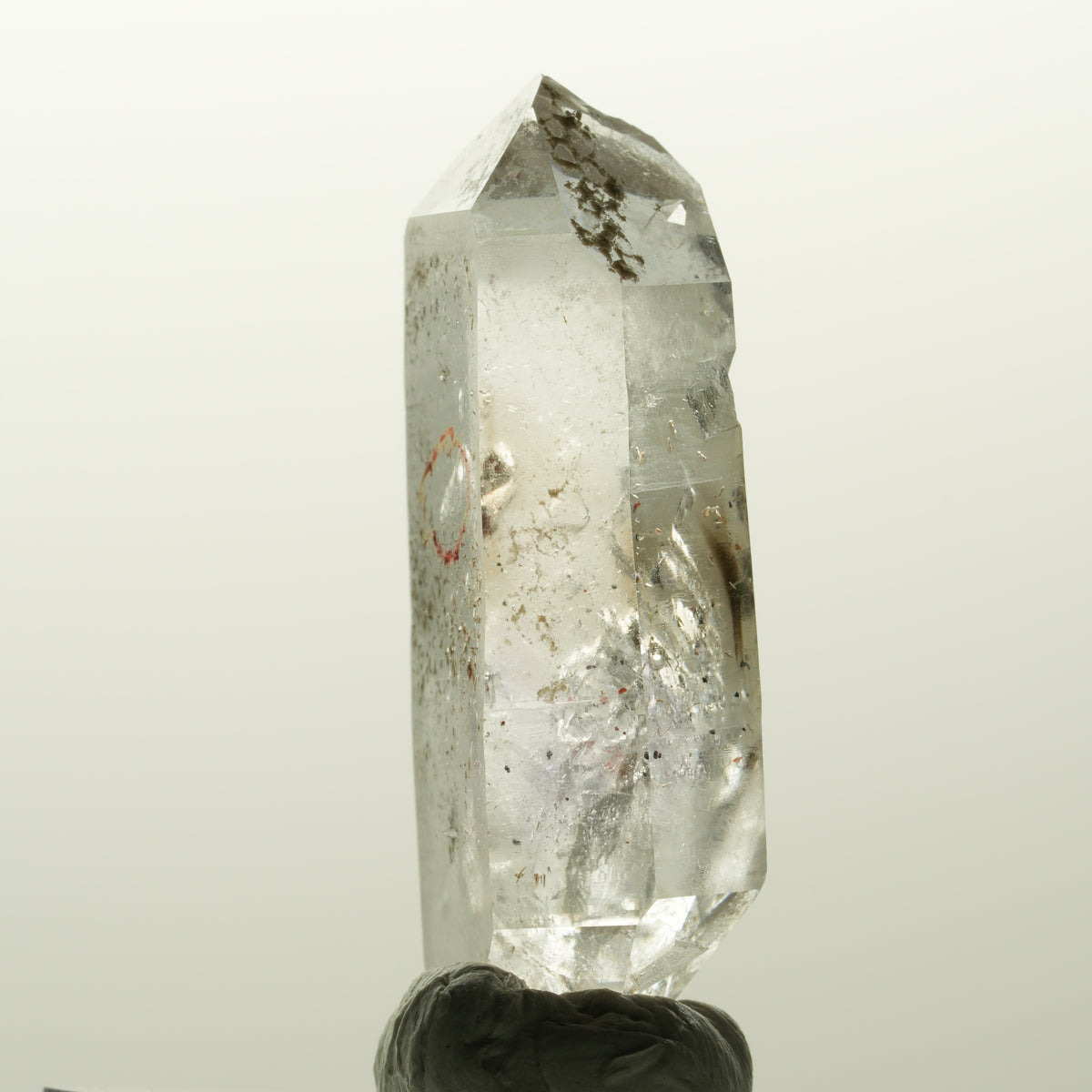 Enhydro Skelett Phantom Amethyst Doppelender, 1x Blase Goboboseb, Namibia 41*20*16mm #14837