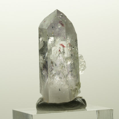 Harlekin Lemurian Phantom Amethyst mit Analcim, Prehnit Streep Mine, Namibia 35*20*13mm #14839
