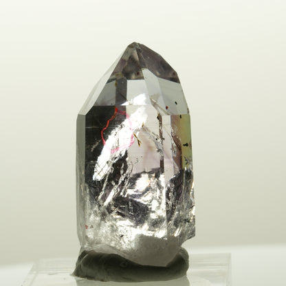 Enhydro Harlekin Lemurian Phantom Amethyst mit Epidot Streep Mine, Namibia 35*17*15mm #14840