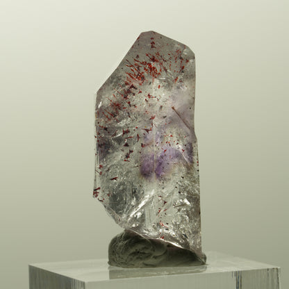 Harlekin Skelett Phantom Amethyst Spitze Streep Mine, Goboboseb, Namibia 35*16*11mm #14841