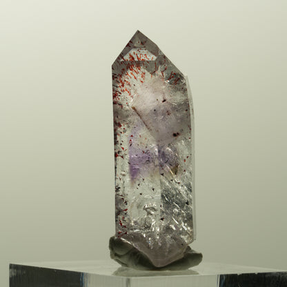 Harlekin Skelett Phantom Amethyst Spitze Streep Mine, Goboboseb, Namibia 35*16*11mm #14841