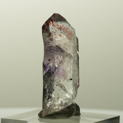 Harlekin Skelett Phantom Amethyst Spitze Streep Mine, Goboboseb, Namibia 35*16*11mm #14841