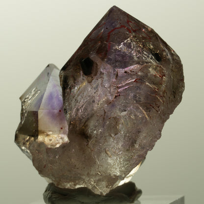 Enhydro Skelett Phantom Amethyst Spitze, 2x Blase (große) Streep Mine, Namibia 40*37*24mm #14842