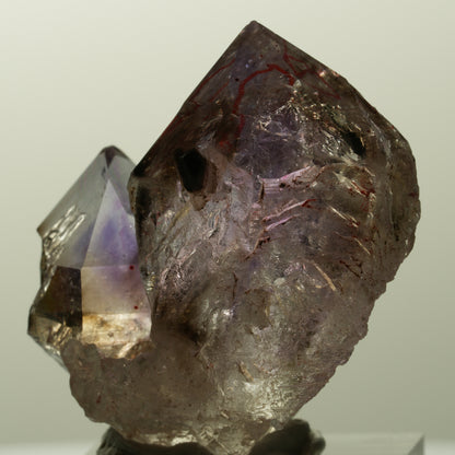 Enhydro Skelett Phantom Amethyst Spitze, 2x Blase (große) Streep Mine, Namibia 40*37*24mm #14842