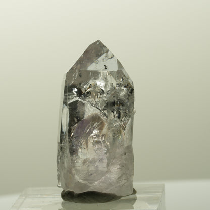 Lemurian Phantom Amethyst mit Analcim, Hämatit Streep Mine, Goboboseb, Namibia 32*18*13mm #14844