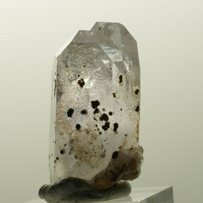 Enhydro Phantom Amethyst mit Analcim, Hämatit, große Blase Streep Mine, Namibia 40*25*19mm #14845