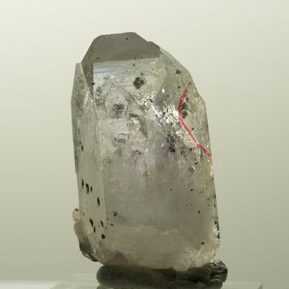 Enhydro Phantom Amethyst mit Analcim, Hämatit, große Blase Streep Mine, Namibia 40*25*19mm #14845