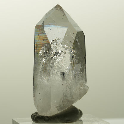 Harlekin Lemurian Phantom Amethyst Spitze Streep Mine, Goboboseb, Namibia 41*19*16mm #14846