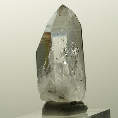 Harlekin Lemurian Phantom Amethyst Spitze Streep Mine, Goboboseb, Namibia 41*19*16mm #14846
