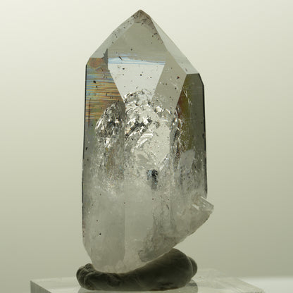 Harlekin Lemurian Phantom Amethyst Spitze Streep Mine, Goboboseb, Namibia 41*19*16mm #14846