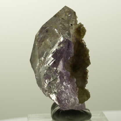 Skelett Phantom Amethyst mit Prehnit, Hämatit Streep Mine, Goboboseb, Namibia 44*24*23mm #14847