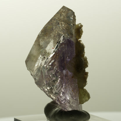 Skelett Phantom Amethyst mit Prehnit, Hämatit Streep Mine, Goboboseb, Namibia 44*24*23mm #14847