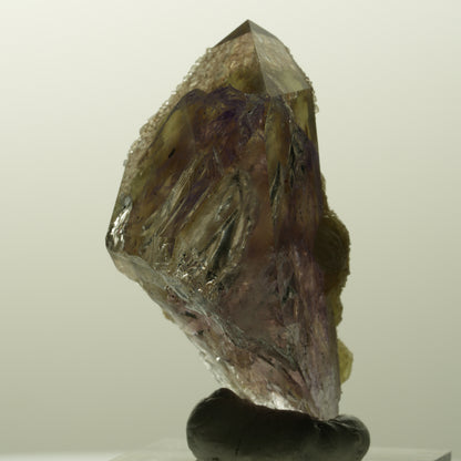 Skelett Phantom Amethyst mit Prehnit, Hämatit Streep Mine, Goboboseb, Namibia 44*24*23mm #14847