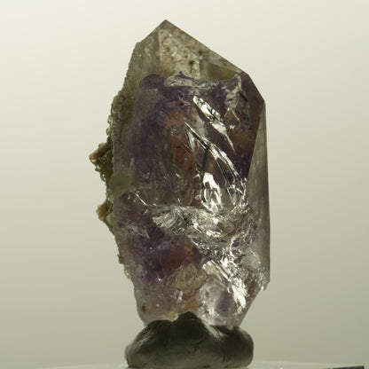 Skelett Phantom Amethyst mit Prehnit, Hämatit Streep Mine, Goboboseb, Namibia 44*24*23mm #14847
