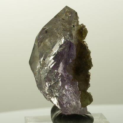 Skelett Phantom Amethyst mit Prehnit, Hämatit Streep Mine, Goboboseb, Namibia 44*24*23mm #14847
