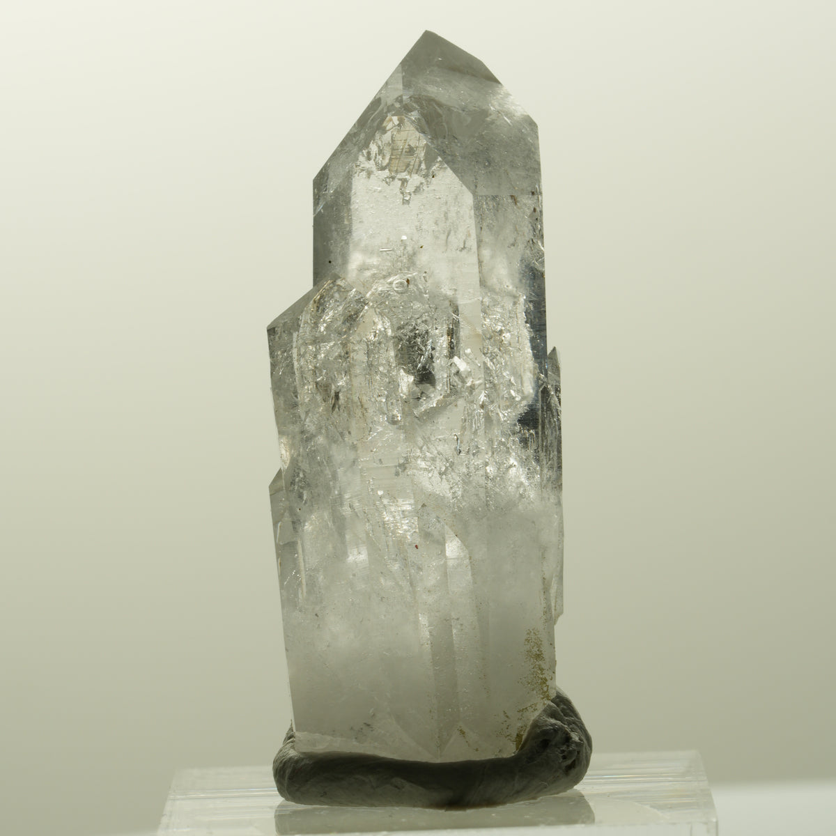 Seltene Phantom Skelett Rauchquarz Spitze Streep Mine, Goboboseb, Namibia 42*17*15mm #14849