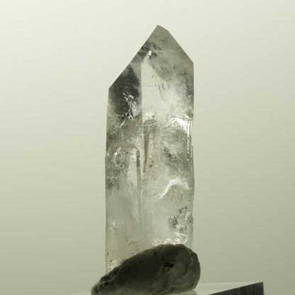Seltene Phantom Skelett Rauchquarz Spitze Streep Mine, Goboboseb, Namibia 42*17*15mm #14849