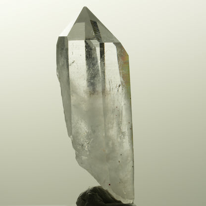 Lemurian Phantom Amethyst mit Hämatit Streep Mine, Goboboseb, Namibia 53*19*15mm #14850