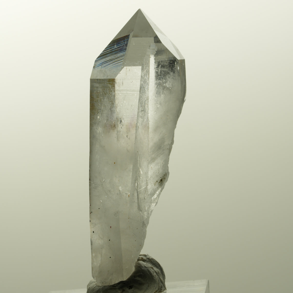 Lemurian Phantom Amethyst mit Hämatit Streep Mine, Goboboseb, Namibia 53*19*15mm #14850