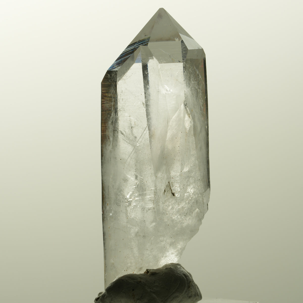 Lemurian Phantom Amethyst mit Hämatit Streep Mine, Goboboseb, Namibia 53*19*15mm #14850