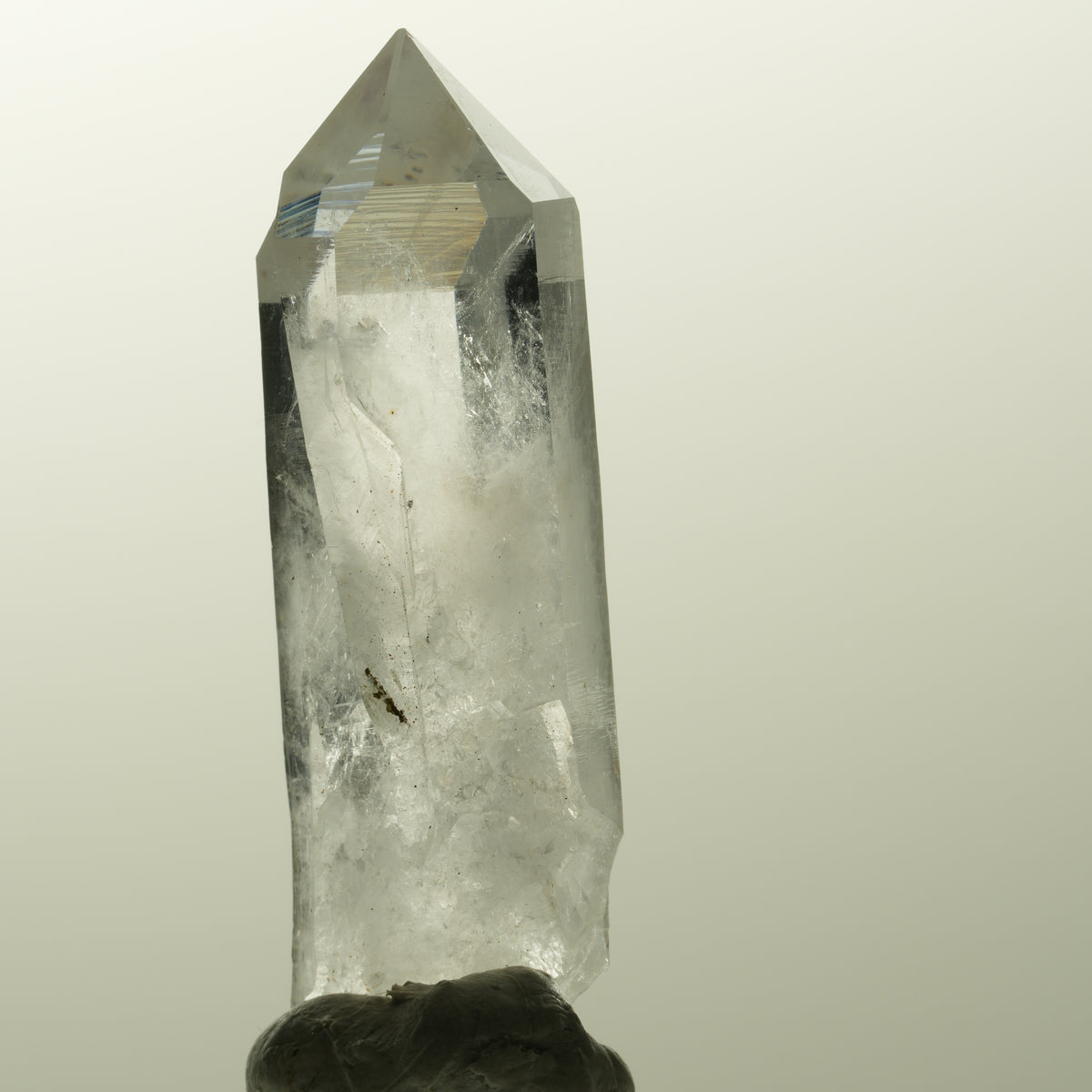 Lemurian Phantom Amethyst mit Hämatit Streep Mine, Goboboseb, Namibia 53*19*15mm #14850