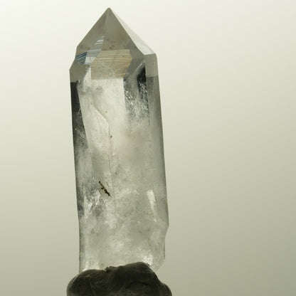 Lemurian Phantom Amethyst mit Hämatit Streep Mine, Goboboseb, Namibia 53*19*15mm #14850