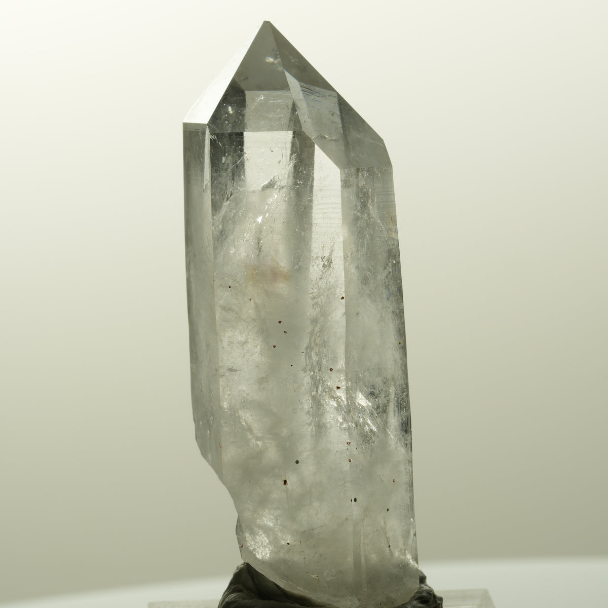 Lemurian Phantom Amethyst mit Hämatit Streep Mine, Goboboseb, Namibia 53*19*15mm #14850