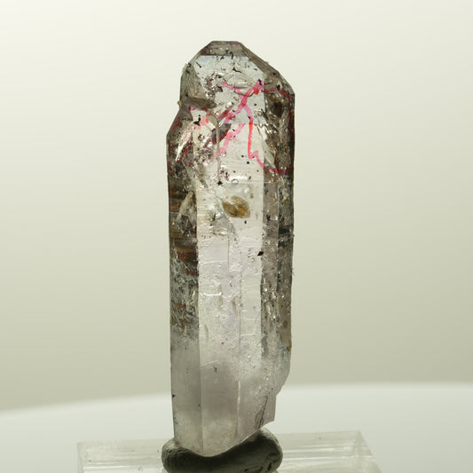 Enhydro Harlekin Phantom Amethyst Analcim Prehnit, 2x Blase Streep Mine Namibia 44*13*9mm #14851