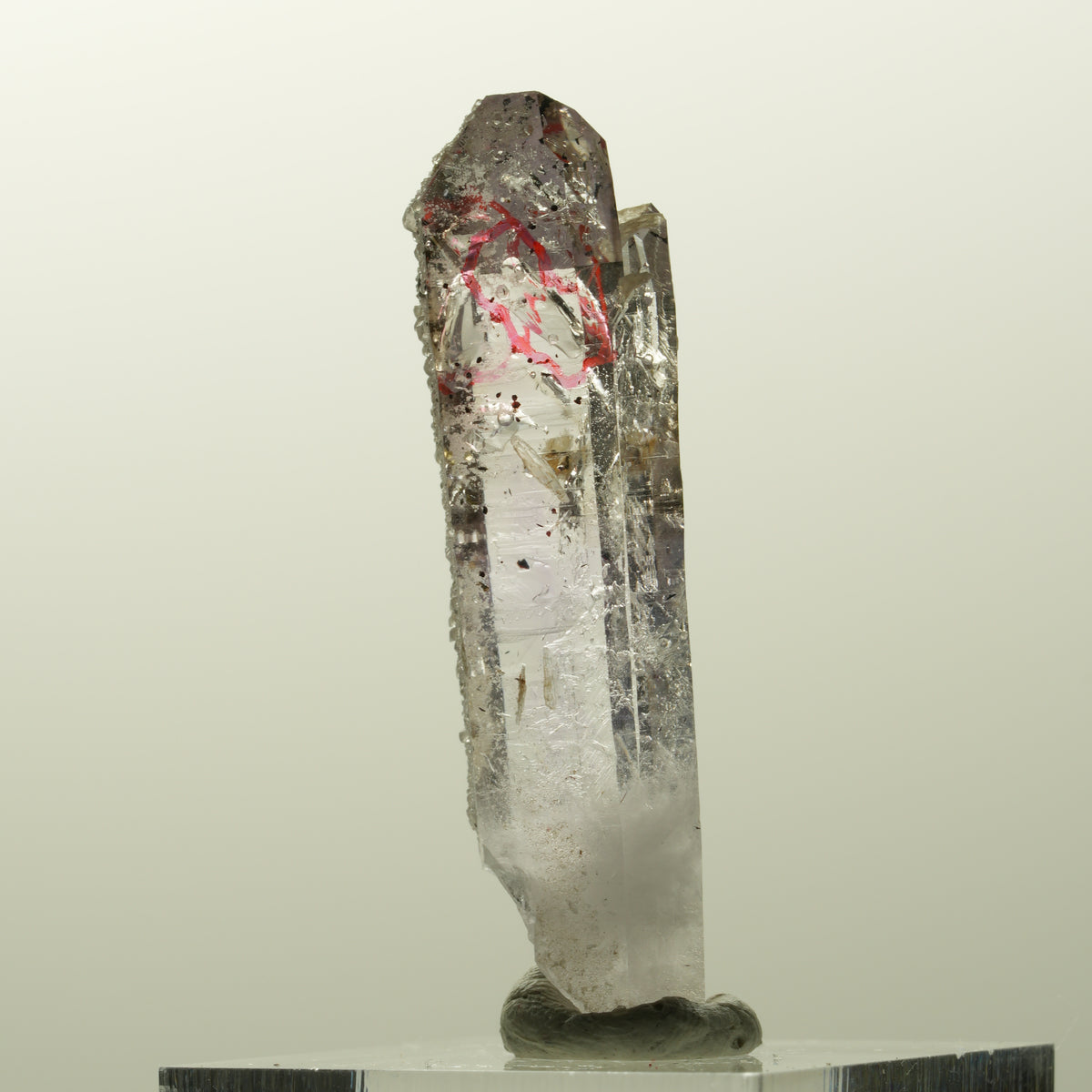 Enhydro Harlekin Phantom Amethyst Analcim Prehnit, 2x Blase Streep Mine Namibia 44*13*9mm #14851