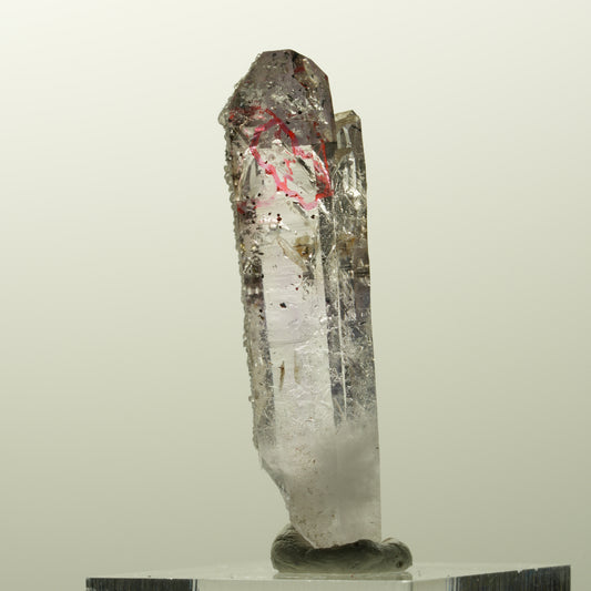 Enhydro Harlekin Phantom Amethyst Analcim Prehnit, 2x Blase Streep Mine Namibia 44*13*9mm #14851