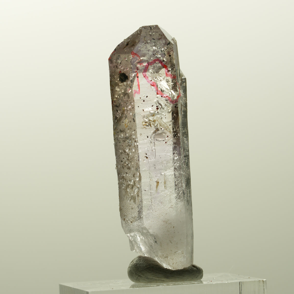 Enhydro Harlekin Phantom Amethyst Analcim Prehnit, 2x Blase Streep Mine Namibia 44*13*9mm #14851