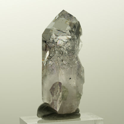 Skelett Phantom Amethyst mit Prehnit, Hämatit Streep Mine, Goboboseb, Namibia 44*24*16mm #14852
