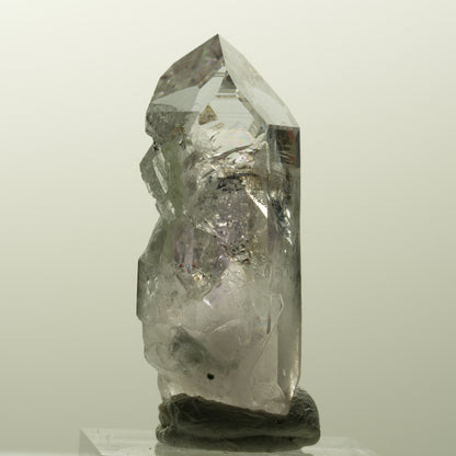 Skelett Phantom Amethyst mit Prehnit, Hämatit Streep Mine, Goboboseb, Namibia 44*24*16mm #14852