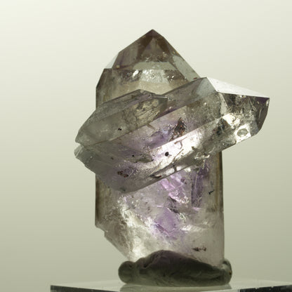 Harlekin Lemurian Phantom Amethyst mit Analcim Streep Mine, Goboboseb, Namibia 42*32*31mm #14853